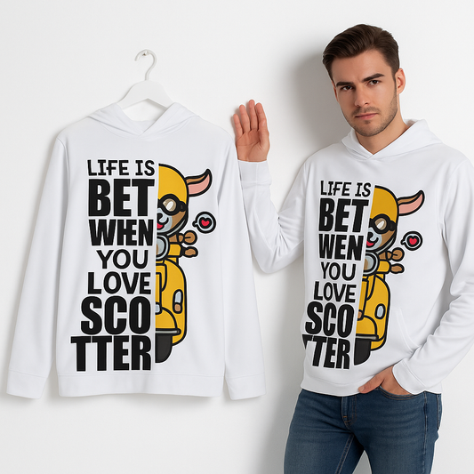 Life is Better Scooter Warmup Hoodie