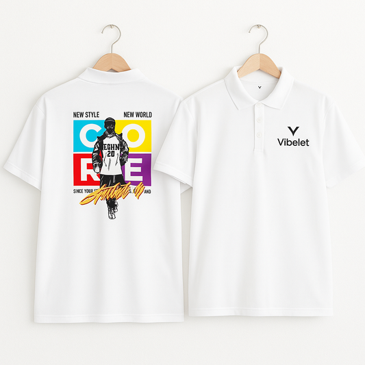Men's Sport Polo Shirt with Bold Graphic Design, Athletic Wear, Casual Outing, Gift for Sports Enthusiasts, Stylish Summer Attire